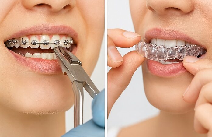 Retainers after braces or invisalign treatment