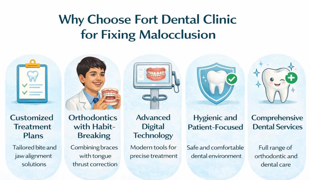 Why Choose Fort Dental Clinic for Fixing Malocclusion Steps for Fixing Malocclusion at fort dental clinic