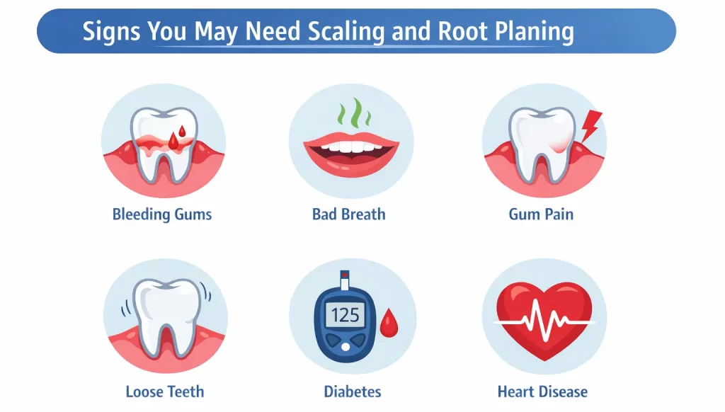 Signs you need Scaling and Root Planing