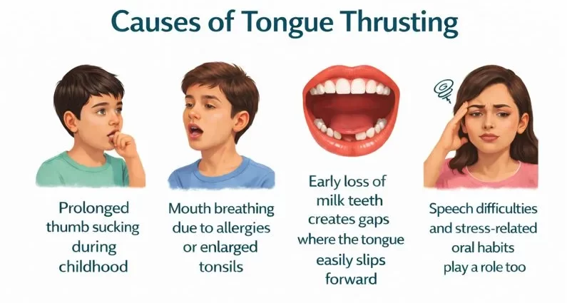 causes of tongue thrusting causes of tongue thrusting
