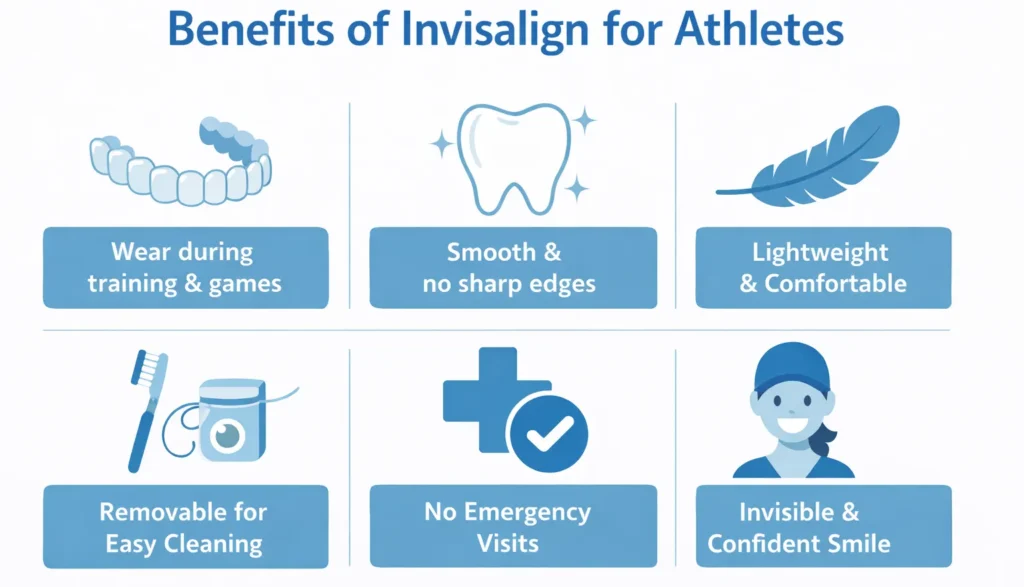 Benefits of Invisalign for Athletes