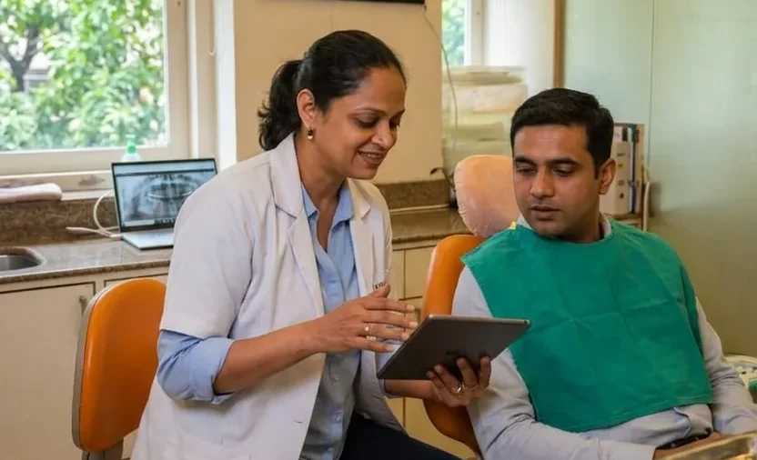 Dr Ahilya Lad in her clinic