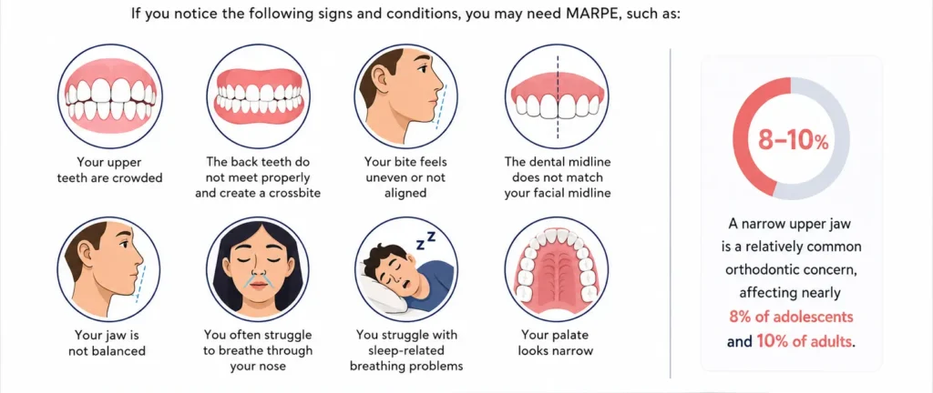 Signs you may need MARPE Signs you may need MARPE