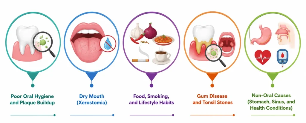 What causes bad breath