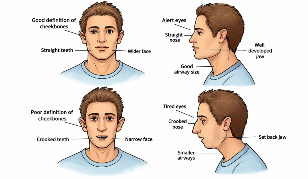Adenoid Facies and Normal Face structure Adenoid Facies and Normal Face structure
