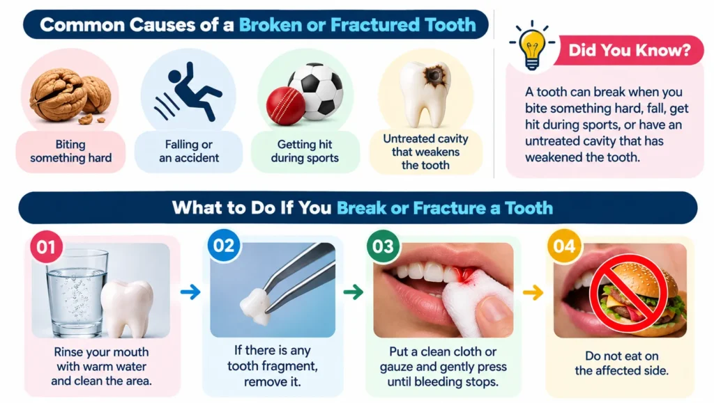 Broken or Fractured Tooth: What Should You Do Broken or Fractured Tooth: What Should You Do