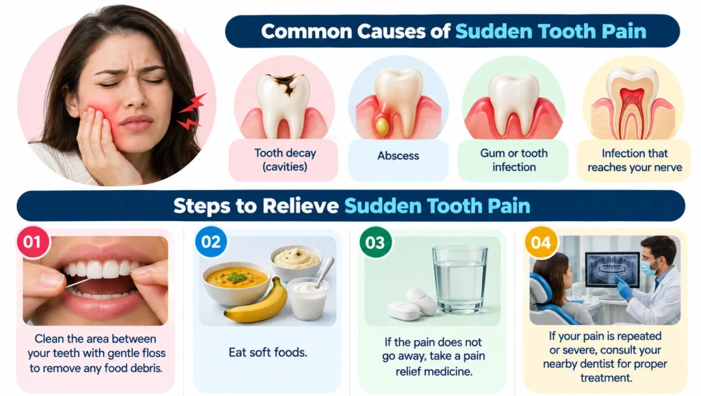 Sudden Tooth Pain Relief Guide Sudden Tooth Pain: What to Do
